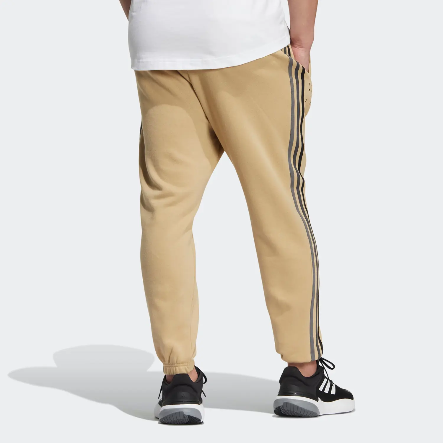 Повседневные брюки мужские хаки Adidas — фото 3