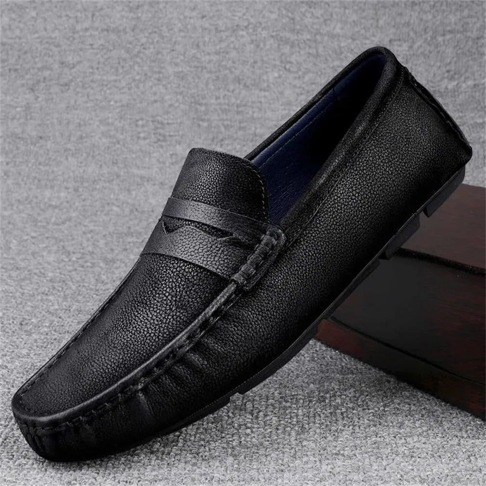 Лоферы мужские кожаные Adhdyuud Penny Loafers, New5 — фото 3