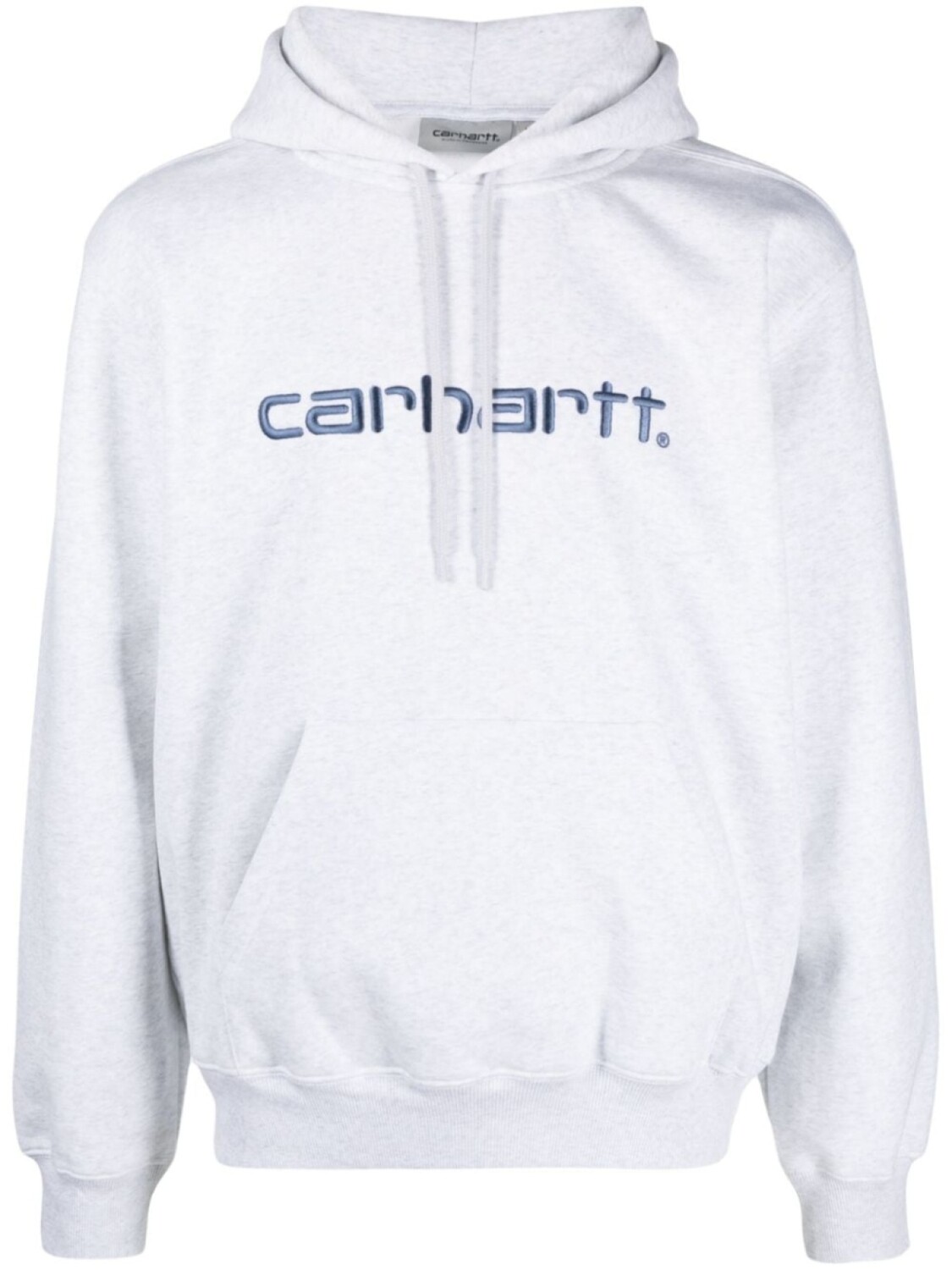 

Carhartt WIP джерси с капюшоном и вышитым логотипом, серый
