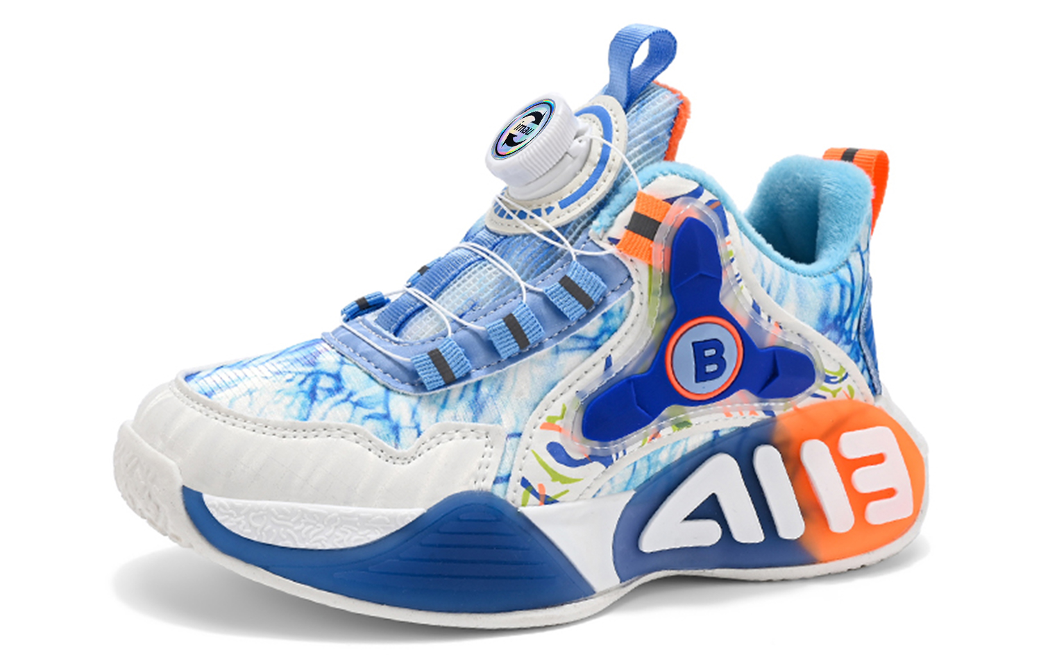 

Скользоустойчивые амортизирующие и дышащие баскетбольные кроссовки Kids' IMAU, розовые (Dual Network)