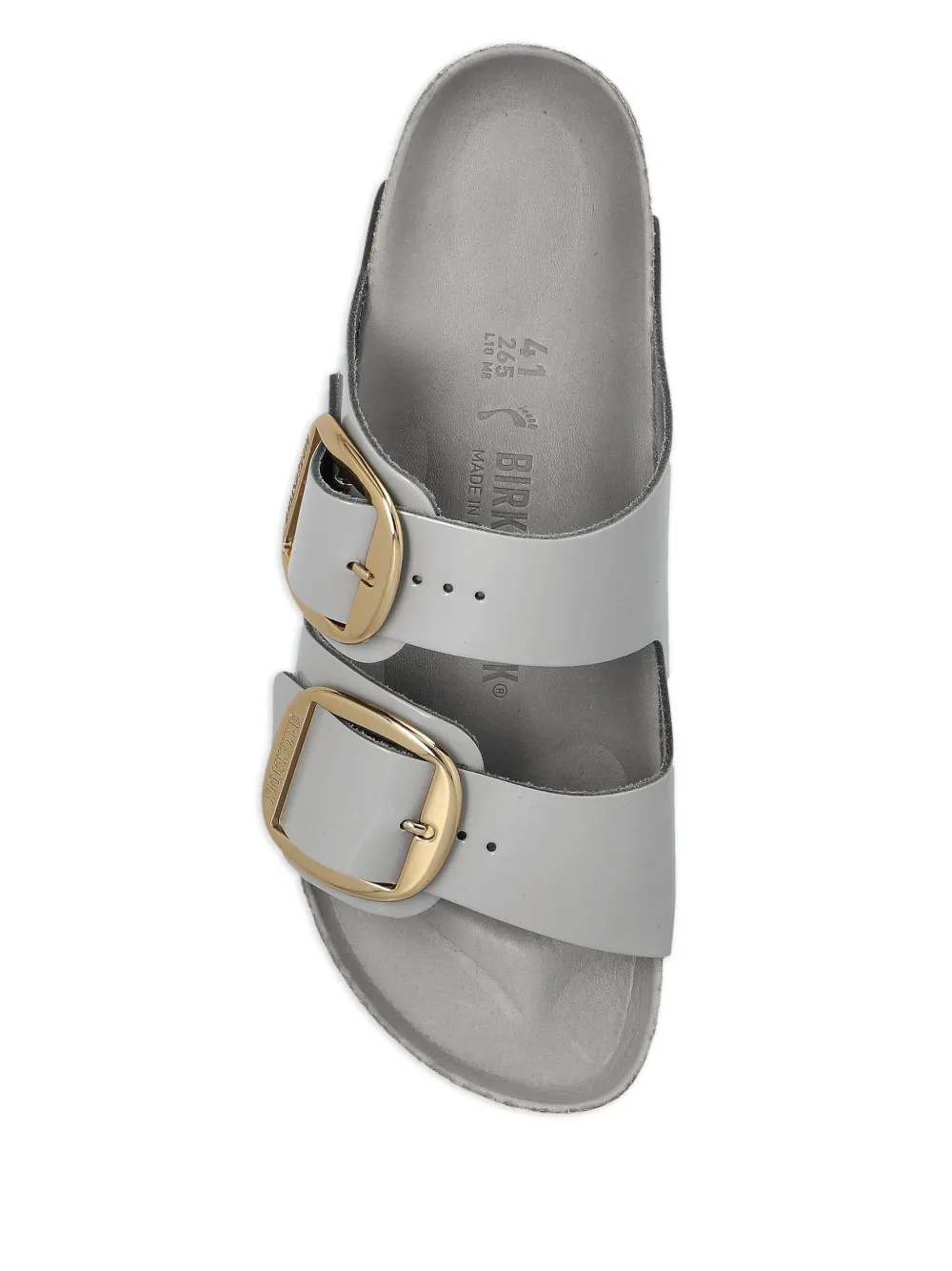 Шлепанцы Arizona Big Buckle BIRKENSTOCK, серый — фото 4