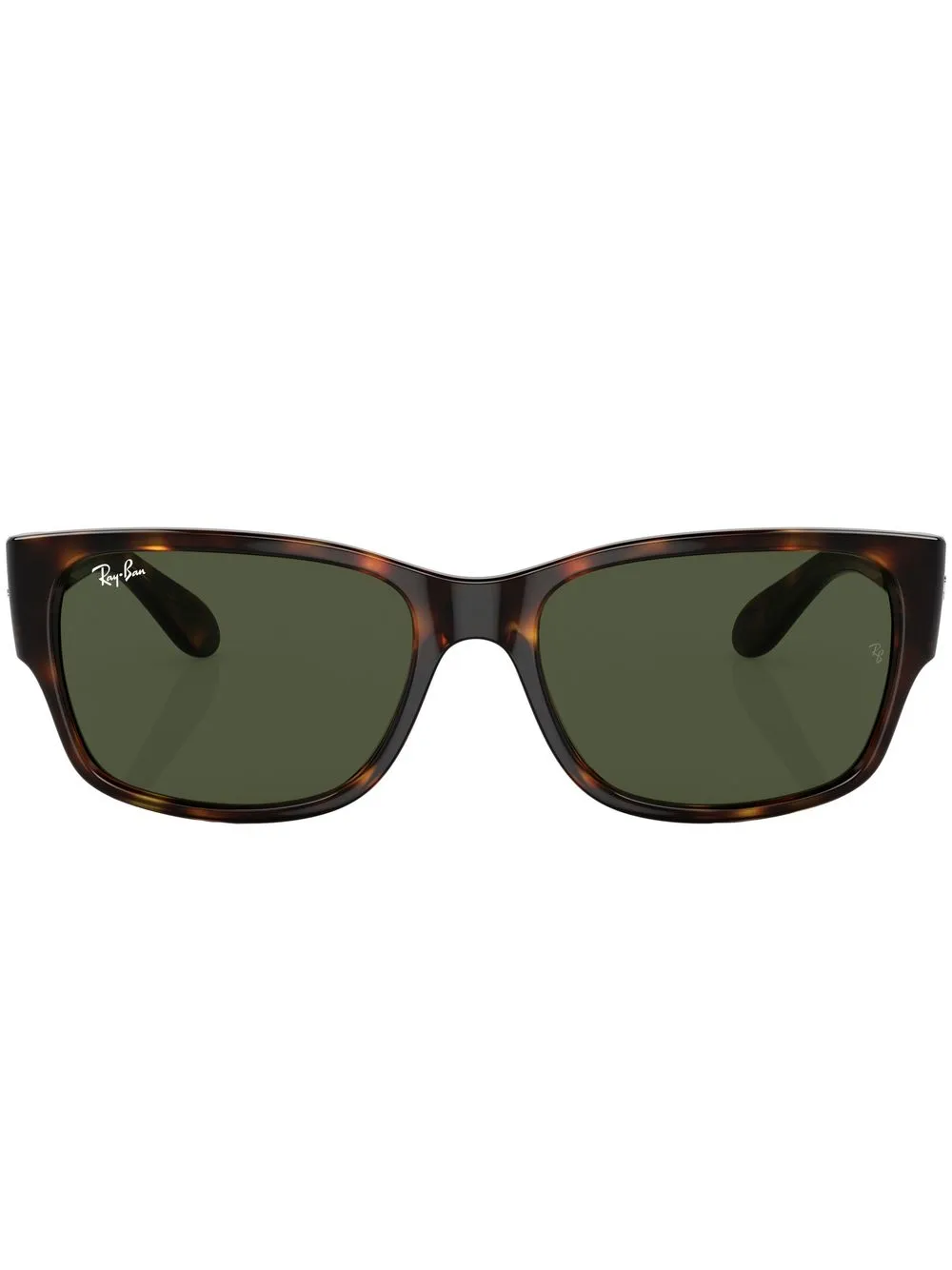 

Солнцезащитные очки черепаховой расцветки Ray-Ban, зеленый