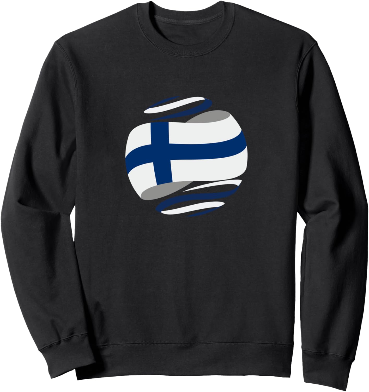 

Толстовка с флагом Финляндии Finland, черный