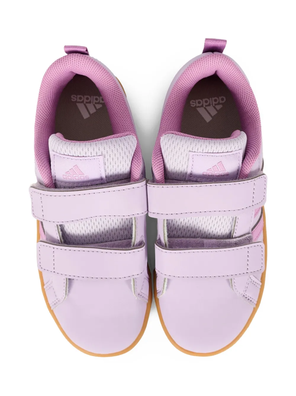 Кроссовки на липучках Adidas Kids, розовый — фото 3