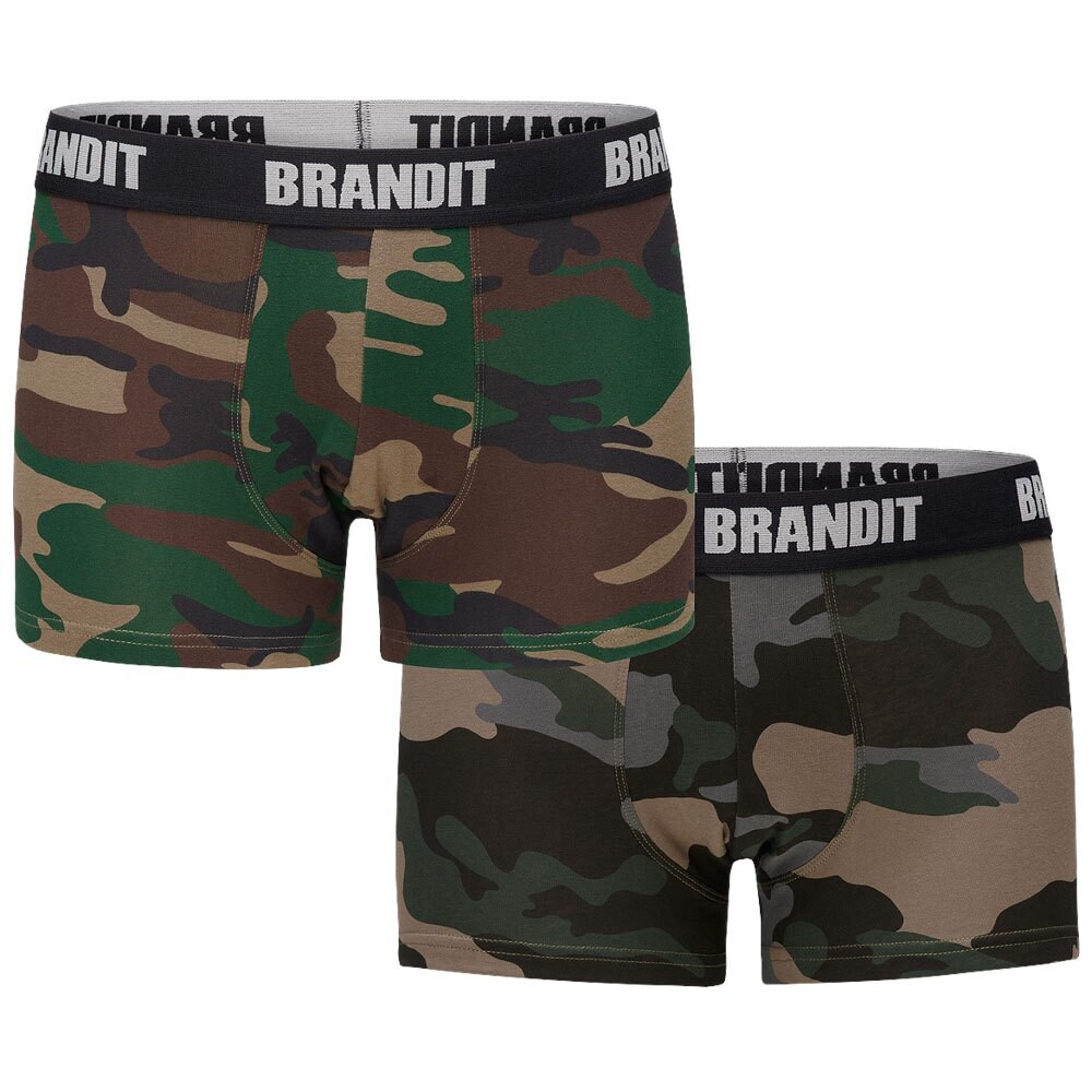

Боксеры Brandit Logo 2 шт, зеленый