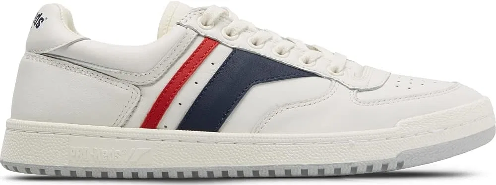 Мужские модные кроссовки Keds PRO Skyhawk Lo на шнуровке, бело-сине-красная кожа — фото 2