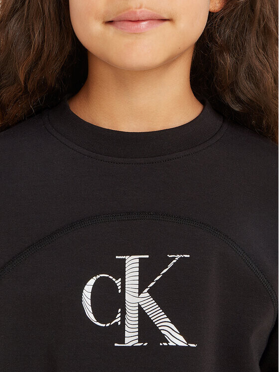 Толстовка стандартного кроя Calvin Klein, черный — фото 3