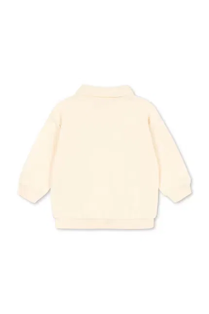 Свитшот детский SPOTTY LS POLO Konges Sløjd, бежевый — фото 3