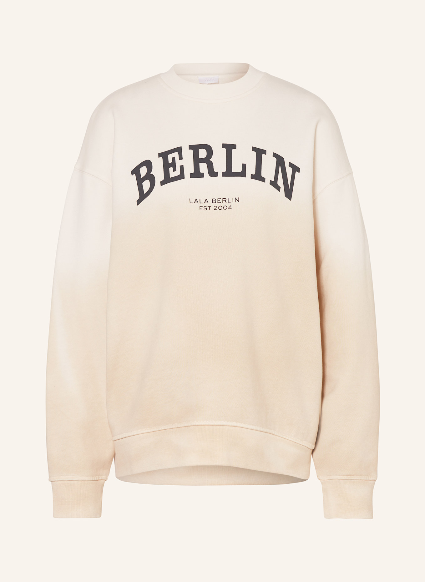 

Толстовка оверсайз Lala Berlin, бежевый