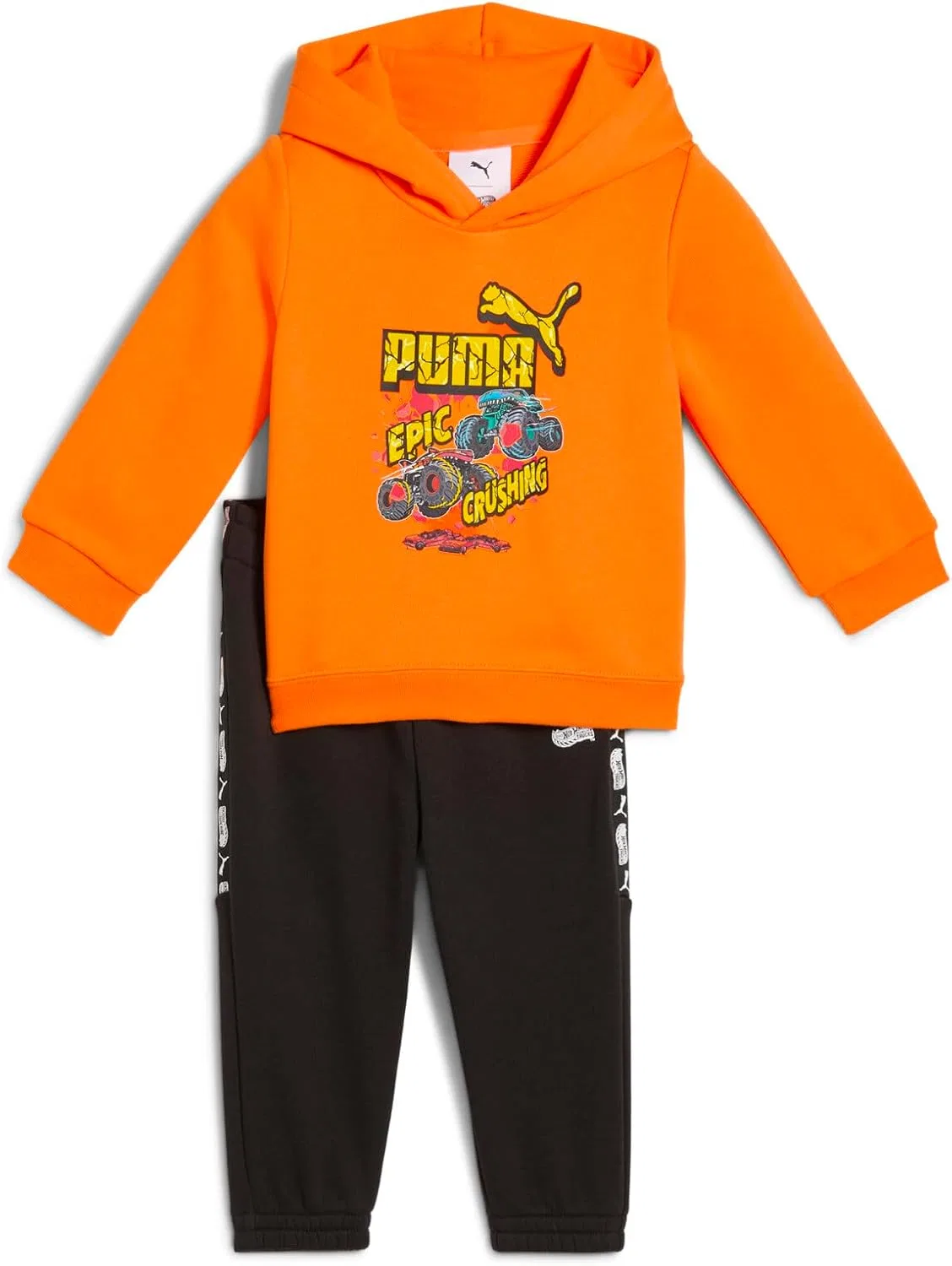 Детский спортивный костюм PUMA x Hot Wheels, 2 предмета, Puma Black Ah25