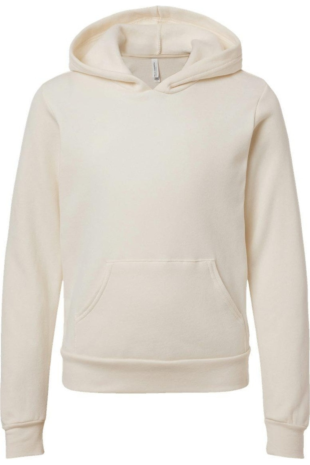 

BELLA + CANVAS Детская флисовая толстовка с капюшоном, Natural