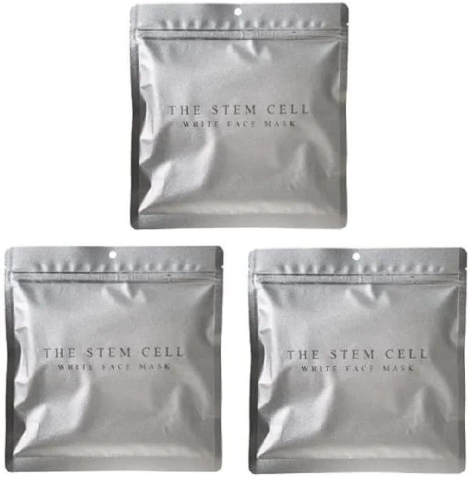 Маска для лица листовая The Stem Cell White отбеливающая, 30 шт x 3 набора