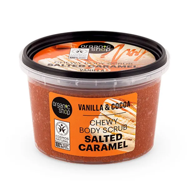 Скраб для тела Chewy Body Scrub Salted Caramel Organic Shop, 254 ml — фото 3