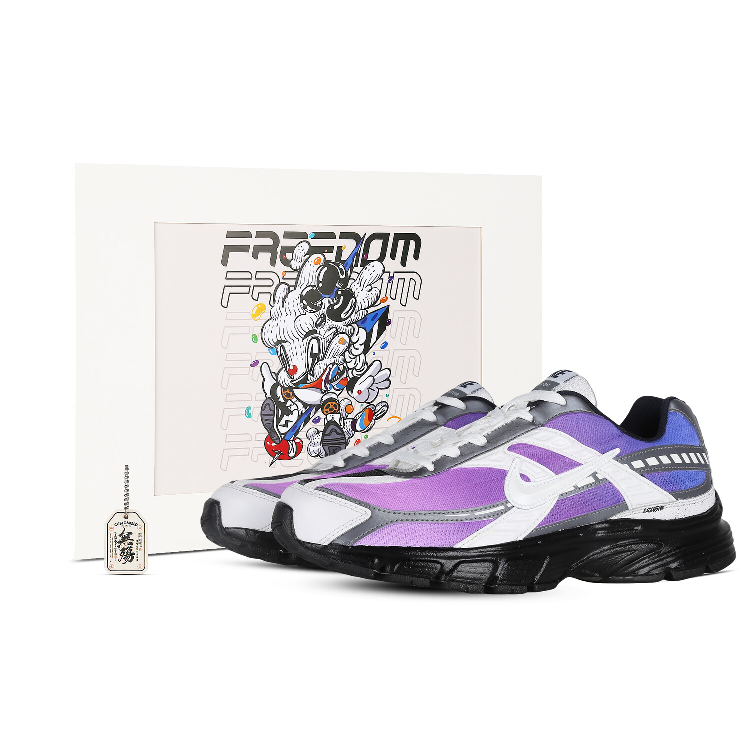 

Кроссовки для бега женские Initiator Low-top Белый/Яркий Concord/Настоящий красный/Черный Nike