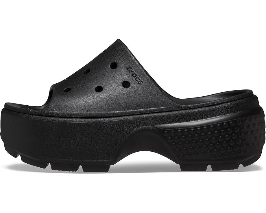 Туфли Crocs Stomp Slide, черный — фото 4