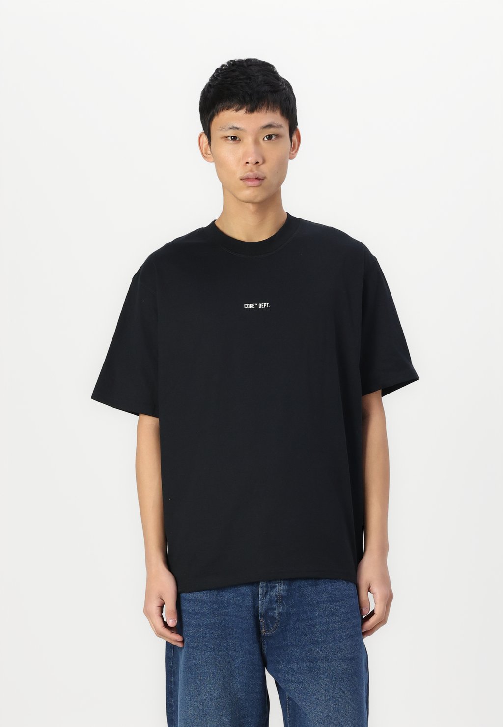 

Футболка с принтом JCOCONCRETE TEXT BACK TEE CREW NECK Jack & Jones, черный