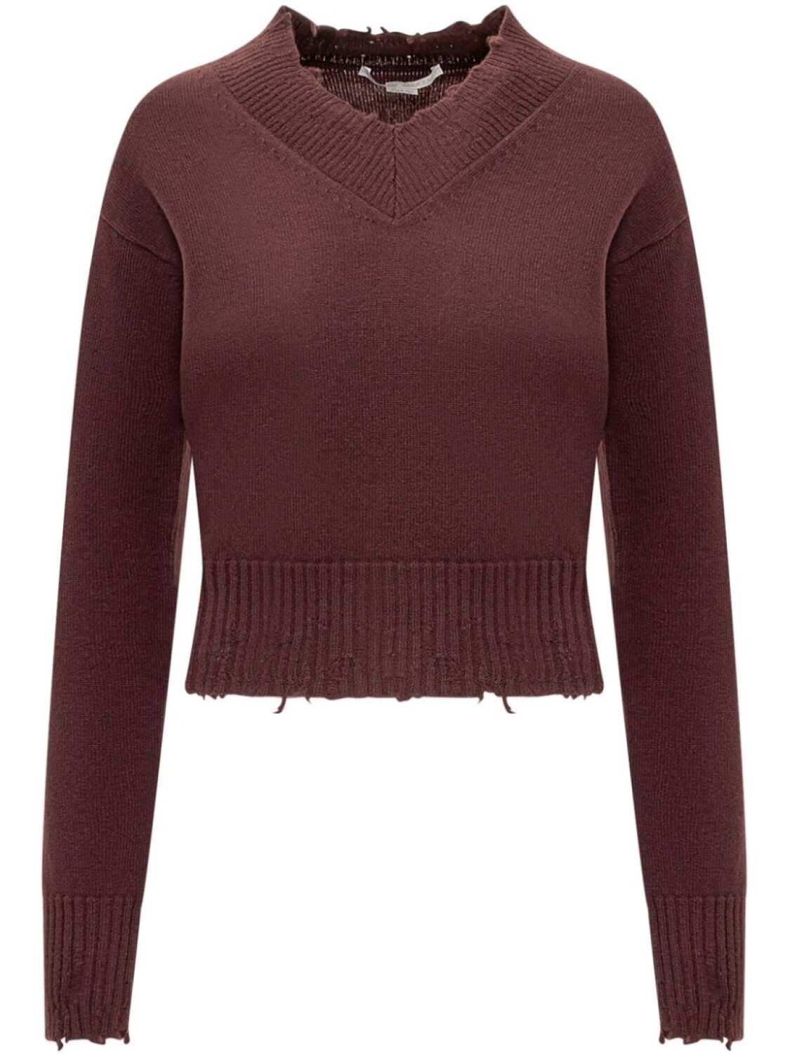 

Потертый джемпер Stella McCartney, красный