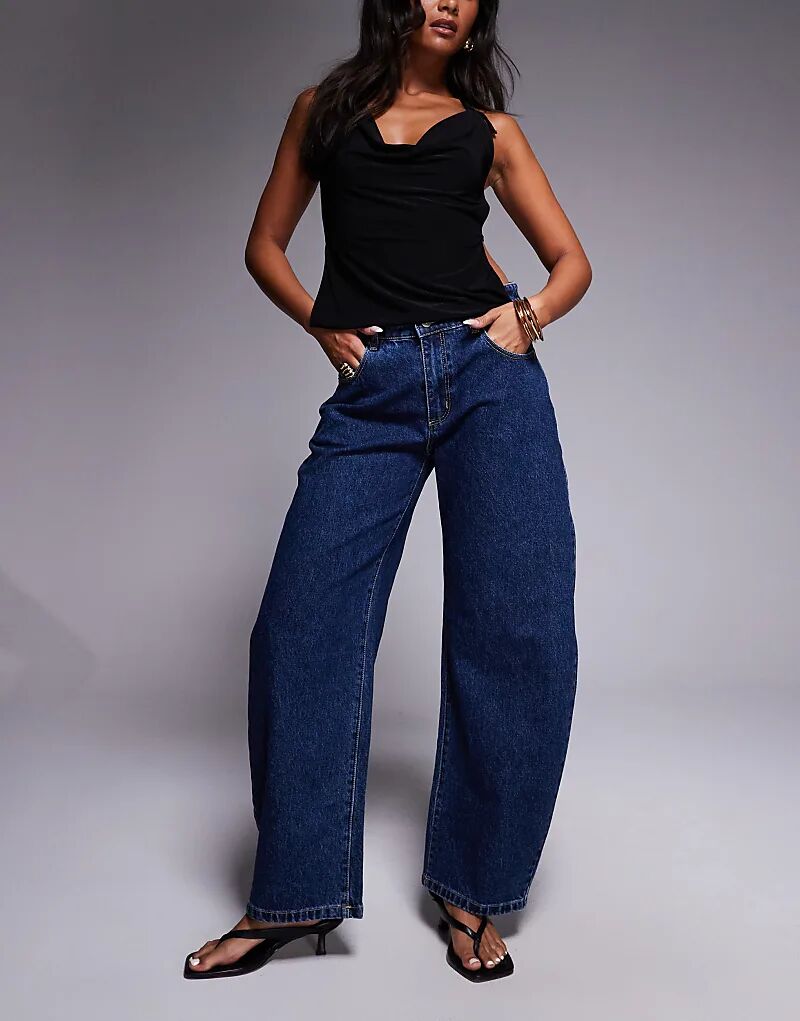 

Джинсы Abrand Jeans 95 средней посадки, темного цвета