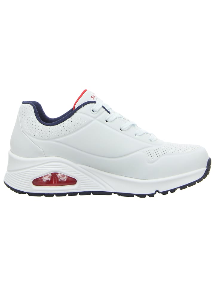 Кроссовки на шнуровке Skechers Sneaker, белый — фото 3