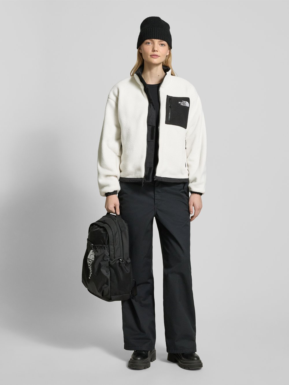 

Двусторонняя куртка с плюшевым мехом модель «YUMIORI» The North Face, белый