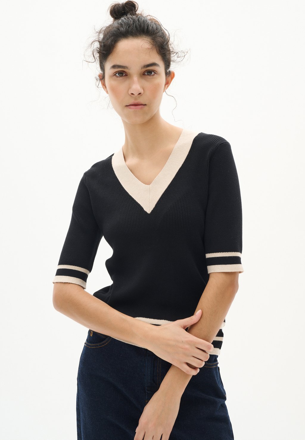 

Футболка с принтом InWear, металлик черный