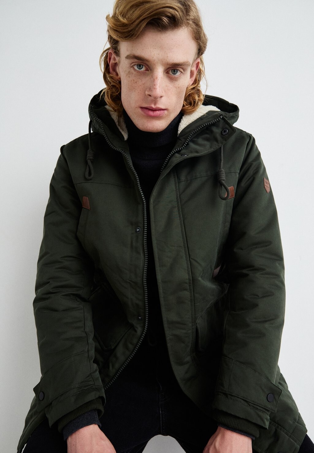 

Парка JJEPOLAR Jack & Jones, цвет Mottled Olive