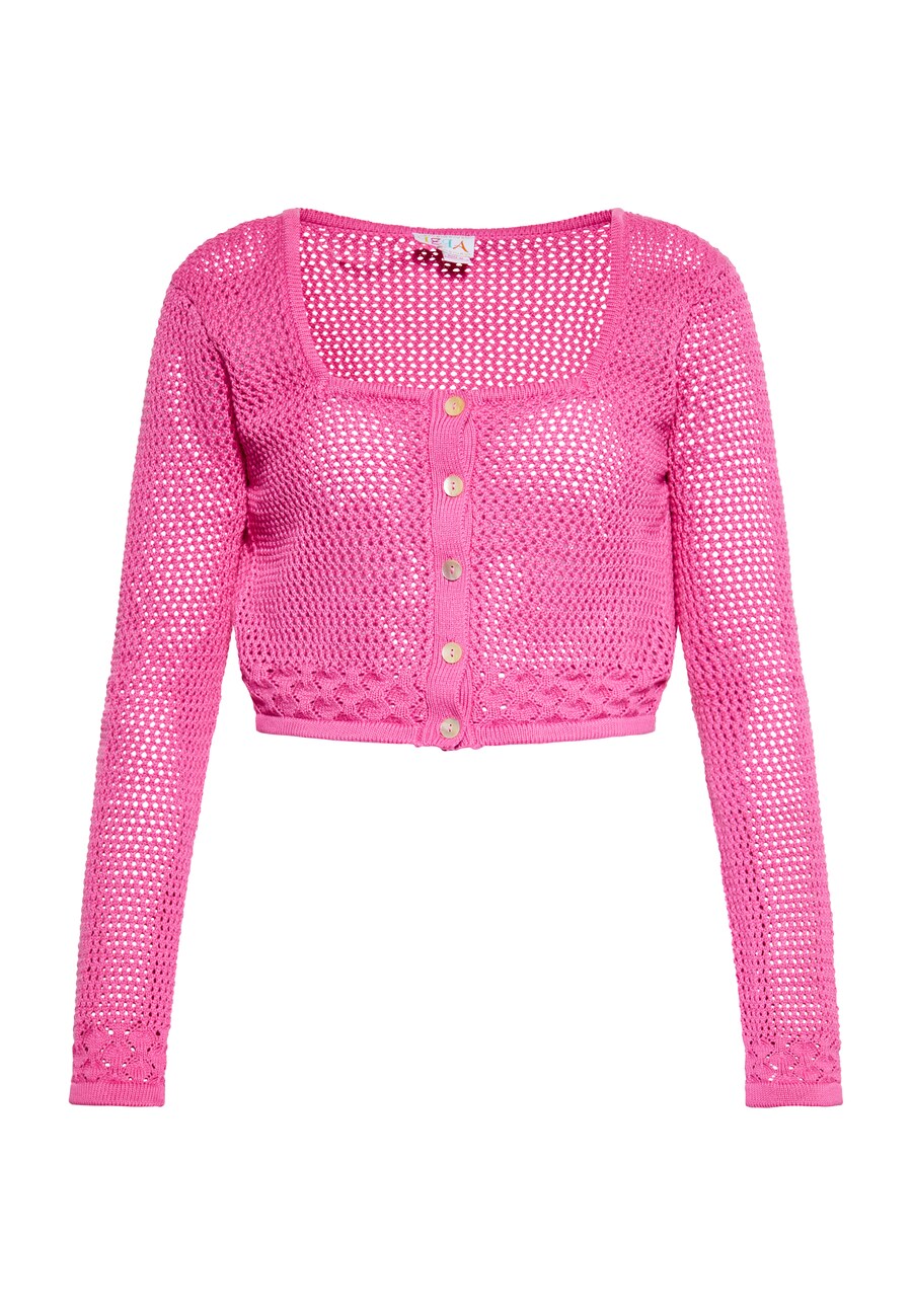 

Вязаный кардиган IZIA Knit Cardigan, розовый