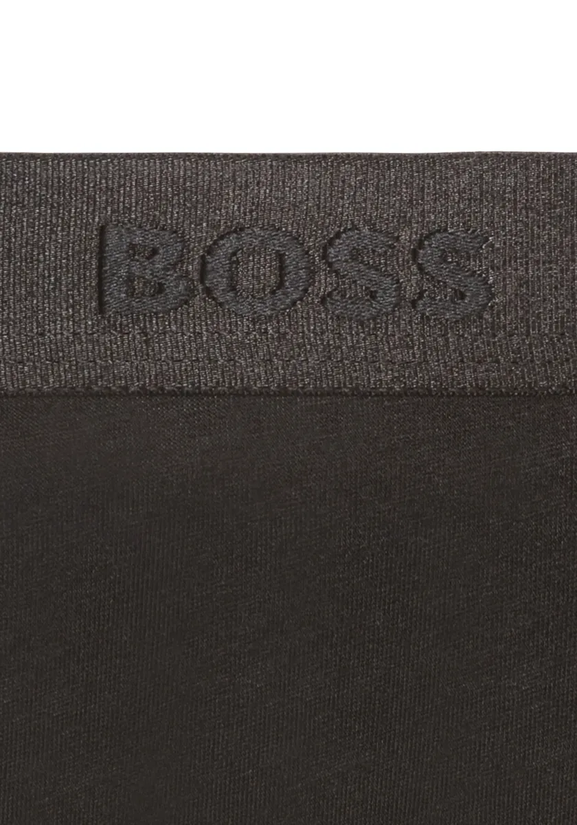 Трусы BOSS "BRIEF BEA", с логотипом BOSS на поясе, черный — фото 3