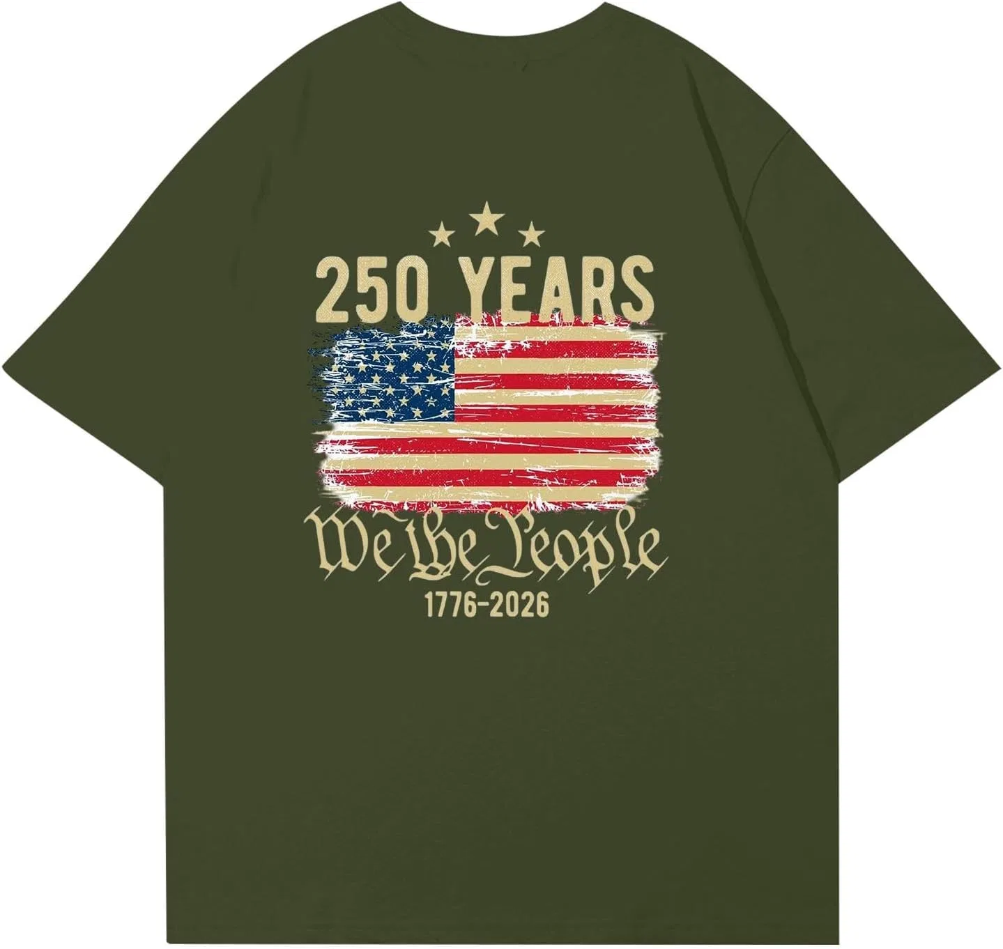 Футболка женская с принтом Independence Day, бренд Generic, цвет 3-dark Green — фото 4