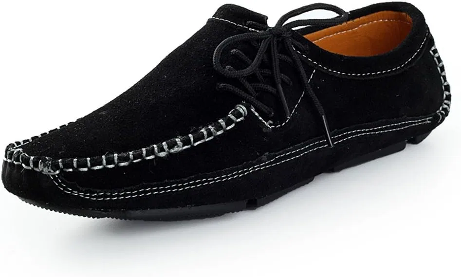 Мокасины замшевые BIFINI Loafers, черный