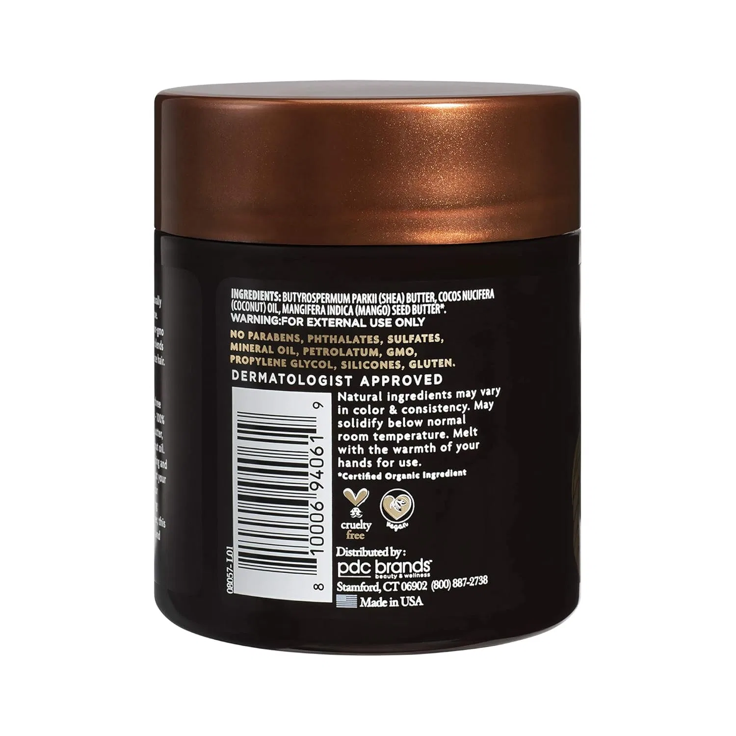 Масло Cantu Skincare Mango Butter Raw Blend, 156 г Cantu — фото 2