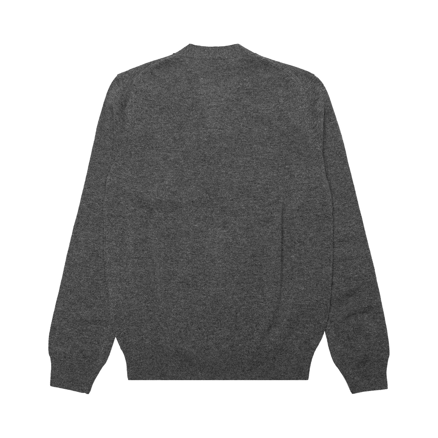 Кардиган с V-образным вырезом Comme des Garçons PLAY, цвет Серый — фото 2