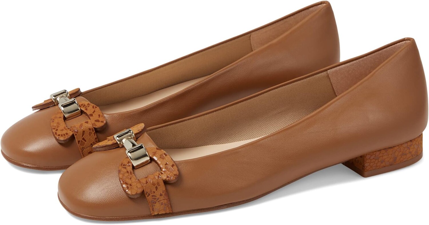 

Туфли на плоской подошве French Sole Lydia, цвет Cognac Moscow Suede