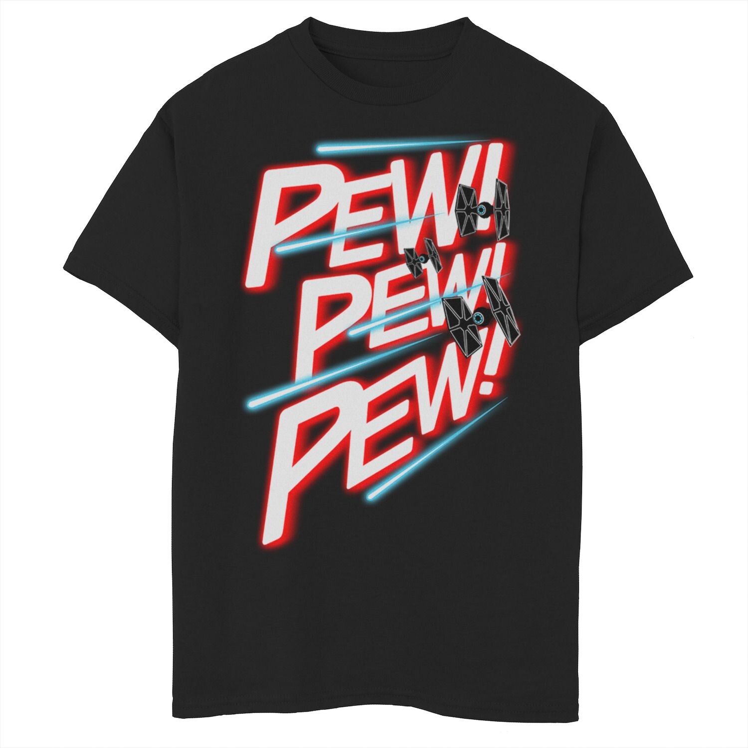 

Футболка с рисунком TIE Fighter Pew Pew Pew Pew для мальчиков 8–20 лет Licensed Character