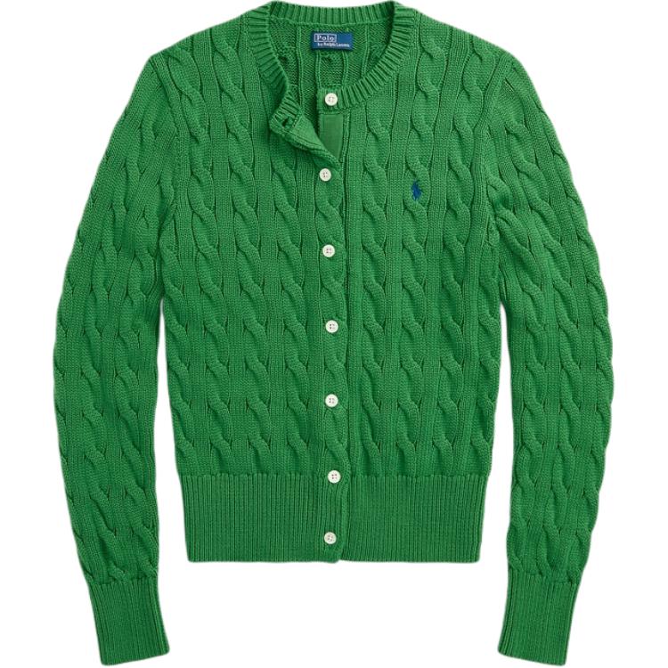 

Кардиган с вышивкой Polo Pony Polo Ralph Lauren, зеленый