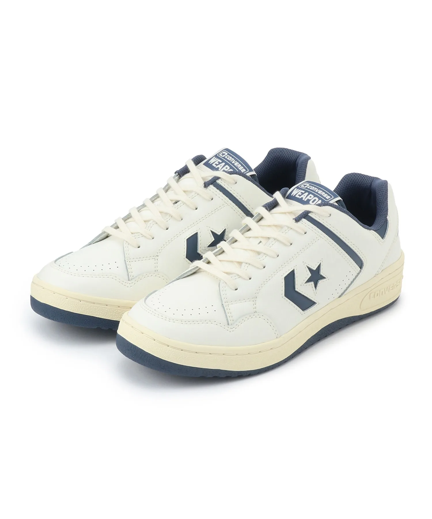 Мужские кроссовки из натуральной кожи WEAPON CC OX CONVERSE белые