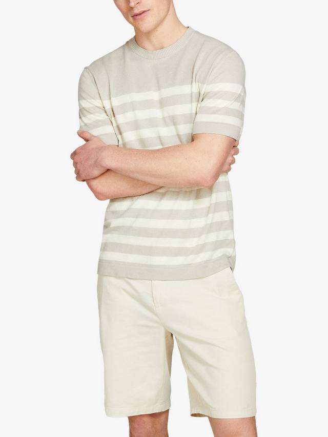 

Футболка в полоску SISLEY, цвет Beige/Cream