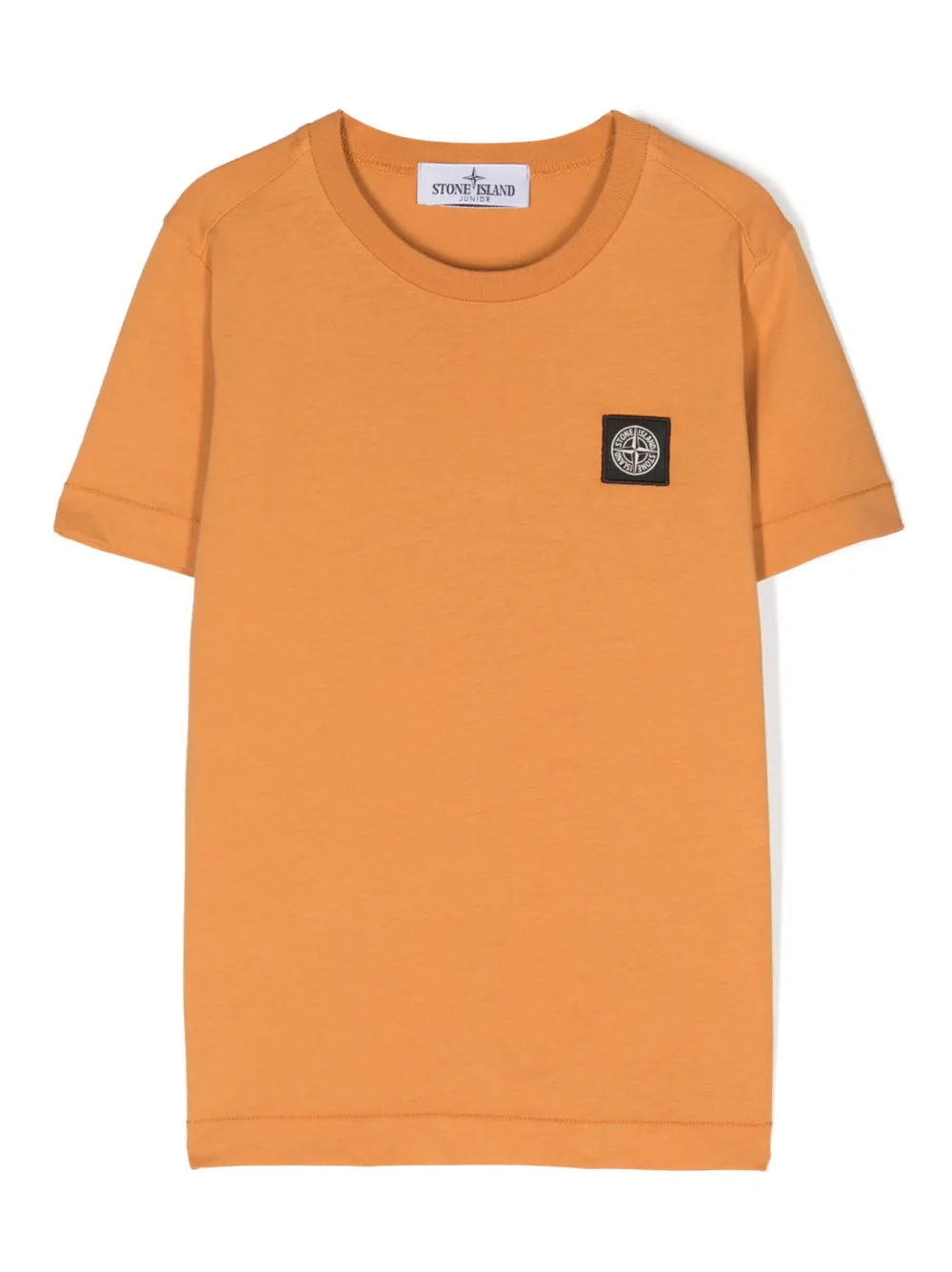 

Футболка с нашивкой Compass Stone Island Junior, оранжевый