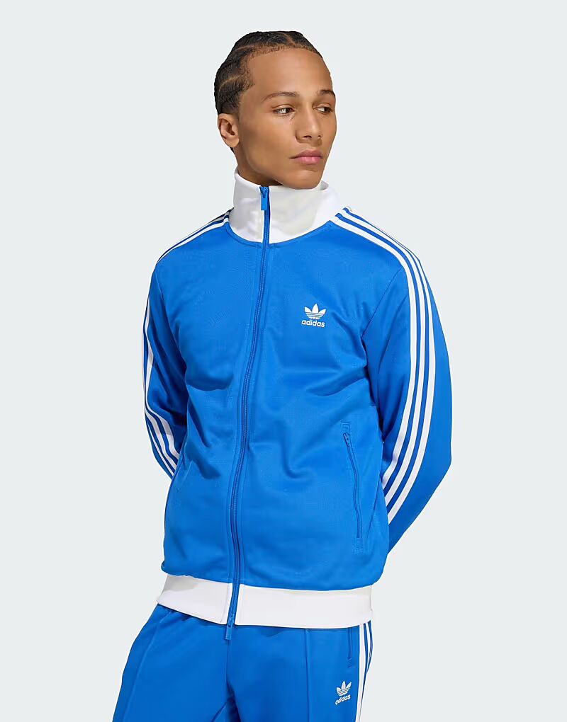 

Куртка Adicolor classics в сине-белом цвете Adidas Originals