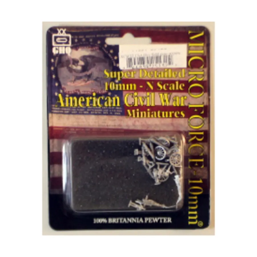 

Тяжелые полевые орудия с экипажем из 12 человек — CSA, Micro Force American Civil War Figures - Deployed Artillery (10mm)