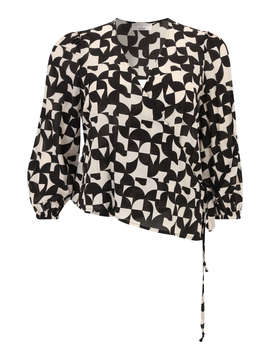 

Блузка с коротким рукавом Guido Maria Kretschmer Curvy Blouse Genia, черный/белый