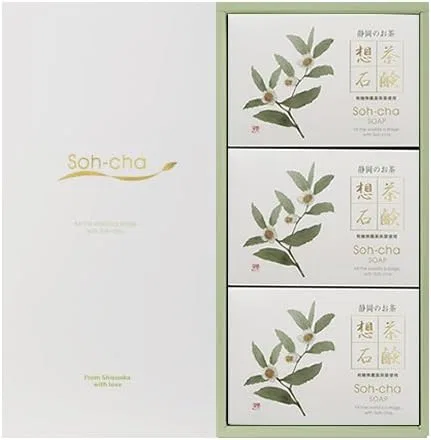 Набор мыла Soocha Soap, 3 шт, 300 г, из Японии