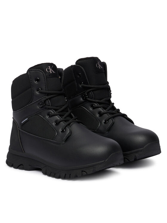 Сапоги для снега Lace-Up Bootie V3X5-83190-1485 D Calvin Klein, черный — фото 2