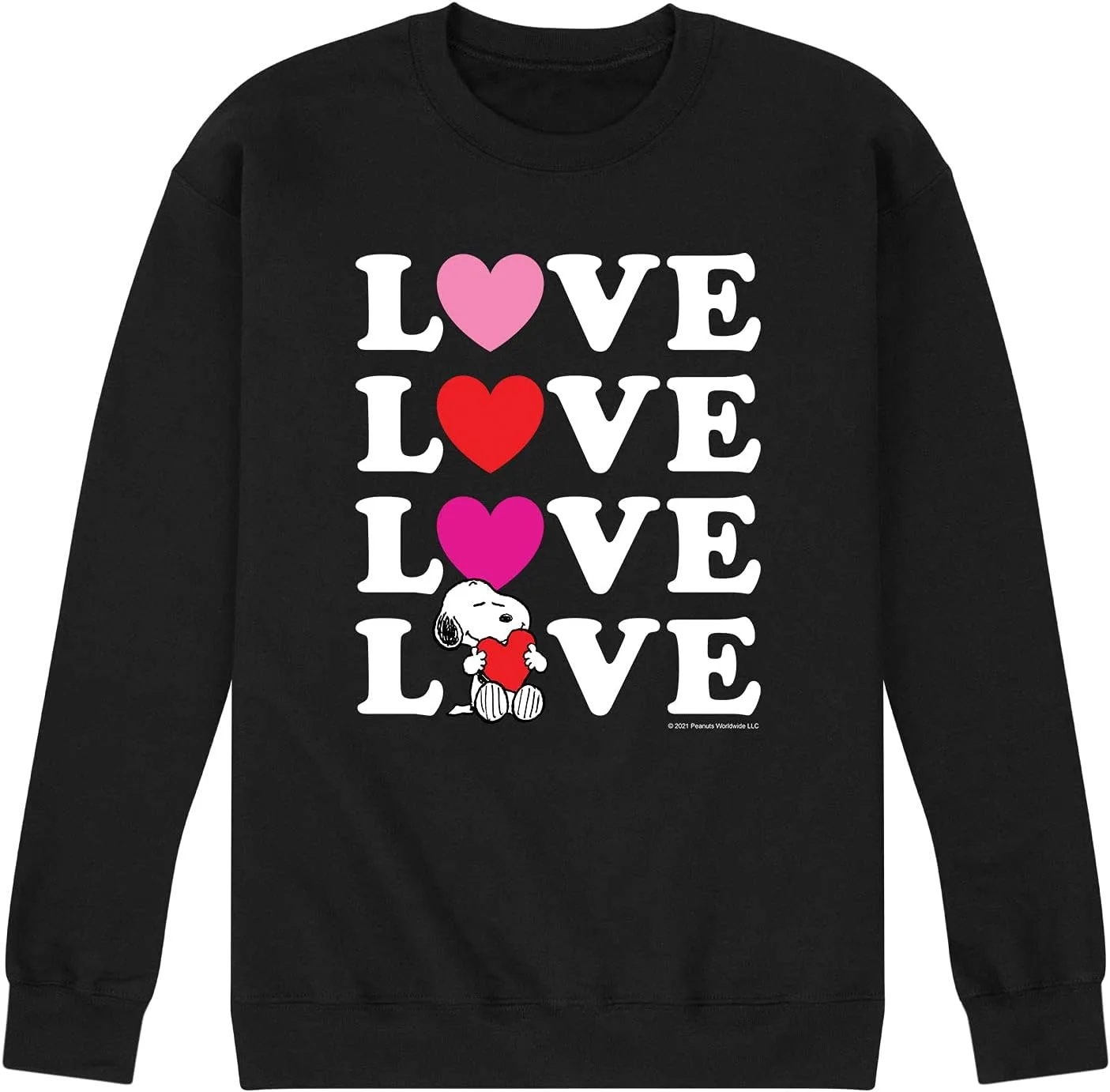 

HYBRID APPAREL - Peanuts - Snoopy Love Stacked - мужская толстовка