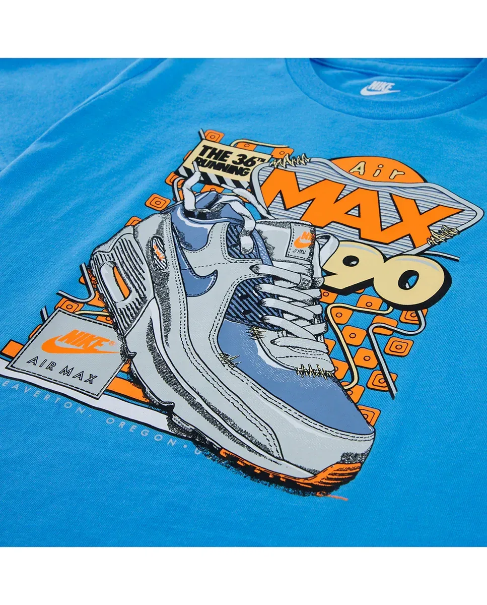 Футболка Nike Air Max Sneaker, синий — фото 3