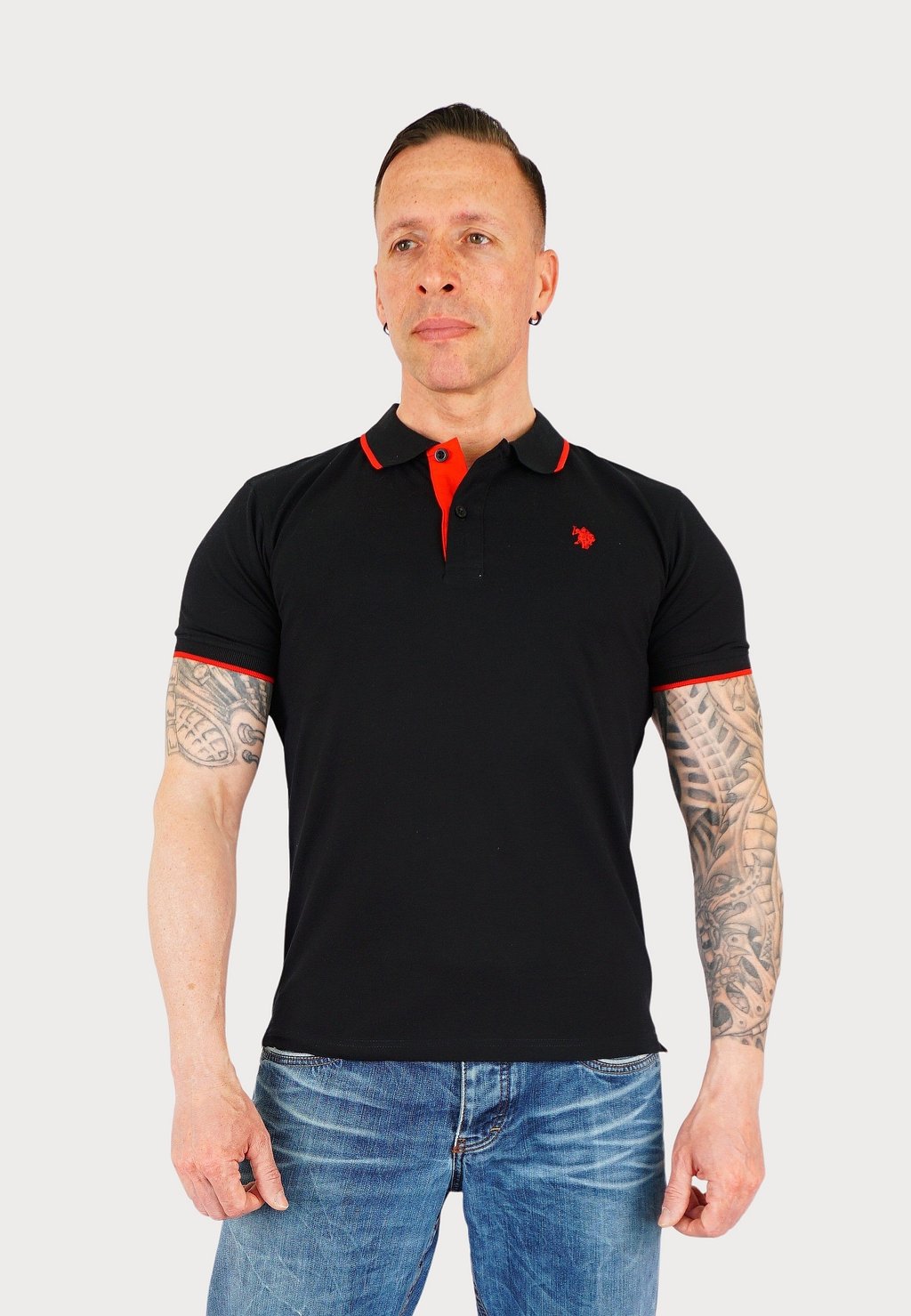 

Рубашка поло SHORTSLEEVE FASHION U.S. Polo Assn., черный