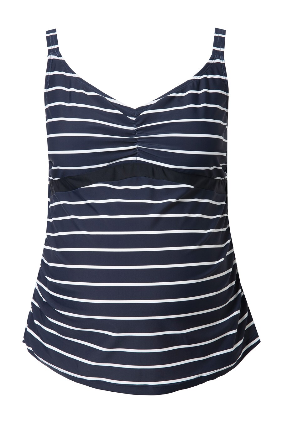 

Бюстгальтер-футболка Ulla Popken, цвет marine blue/White