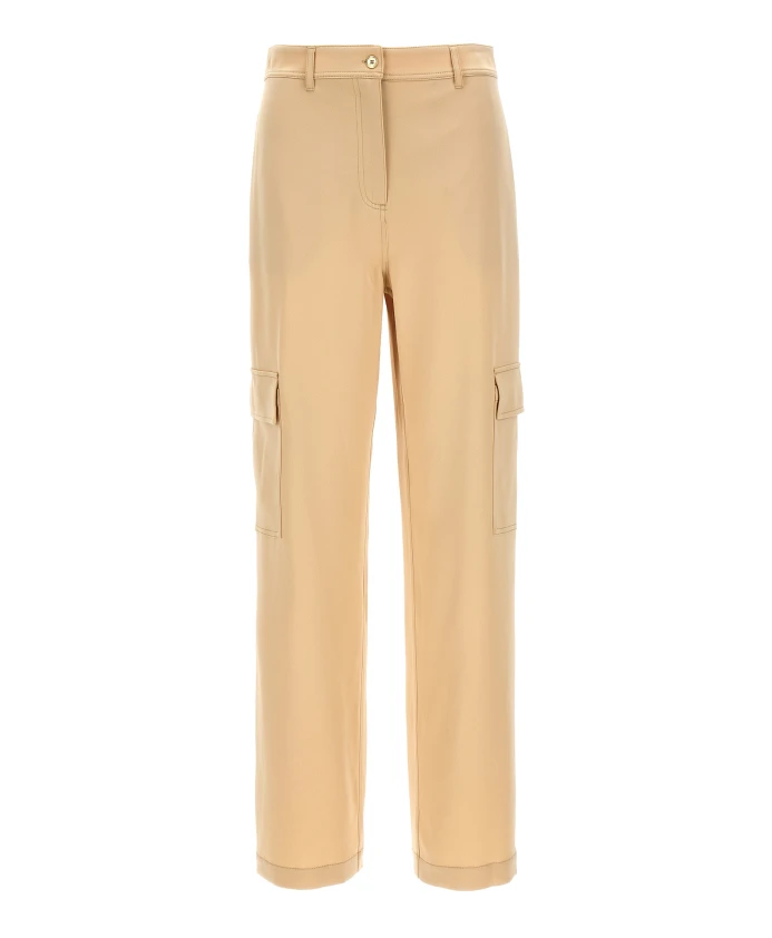 

Атласные брюки-карго Michael Kors, бежевый