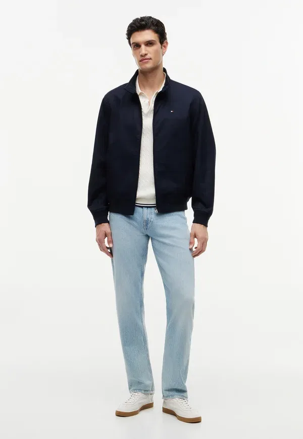 Куртка-бомбер Tommy Hilfiger Classic Harrington Core Essentials, пустынное небо — фото 2