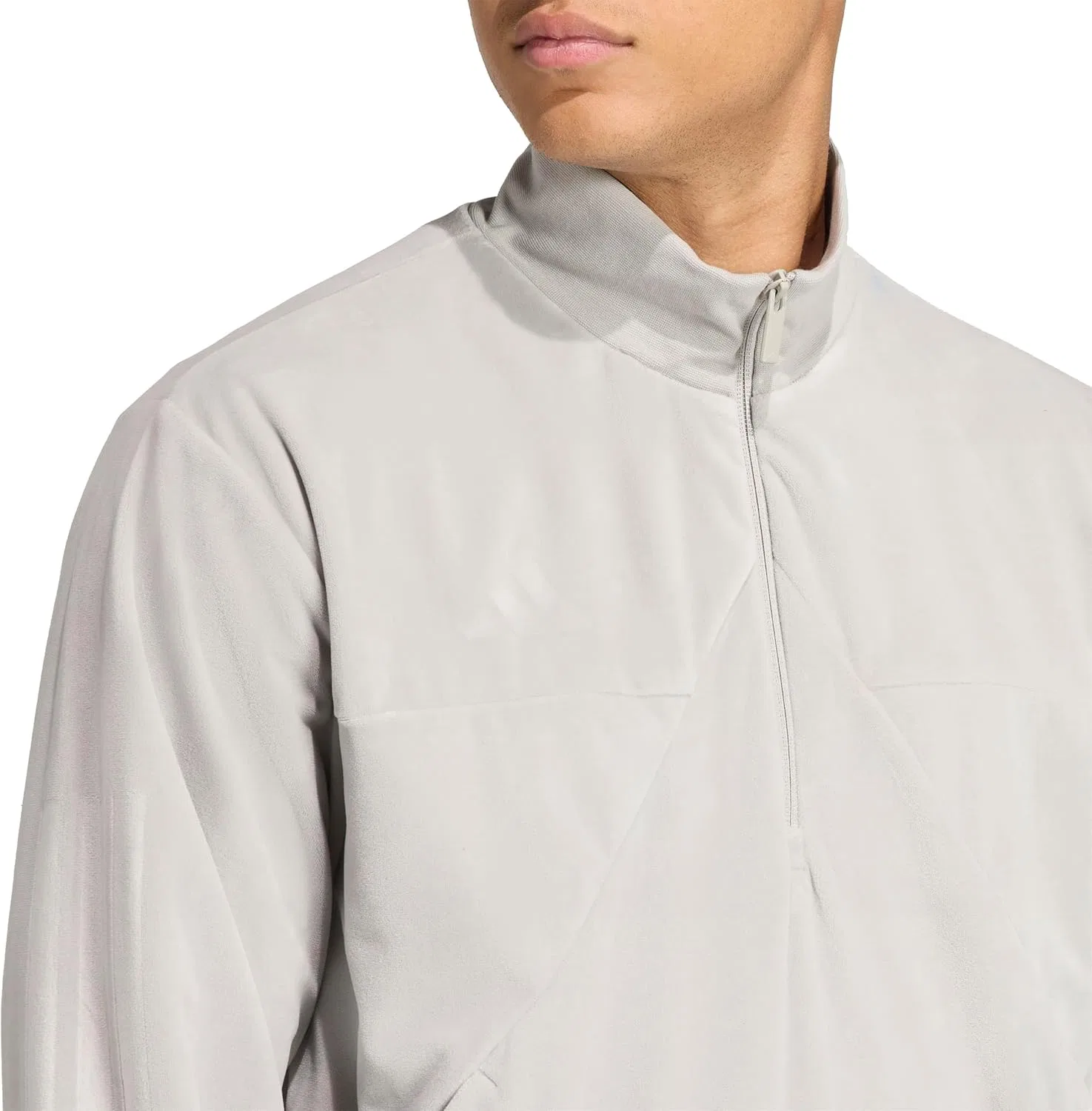 Толстовка velour, adidas, Metal Grey — фото 4